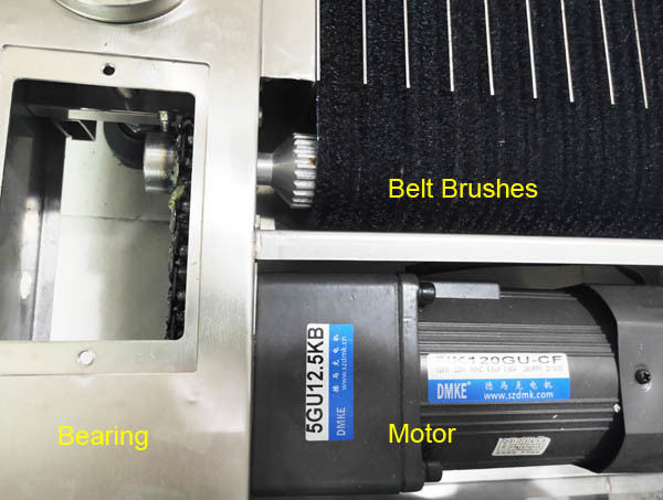 Machine unique automatique de nettoyage de l'acier inoxydable 304 pour la pièce propre 1